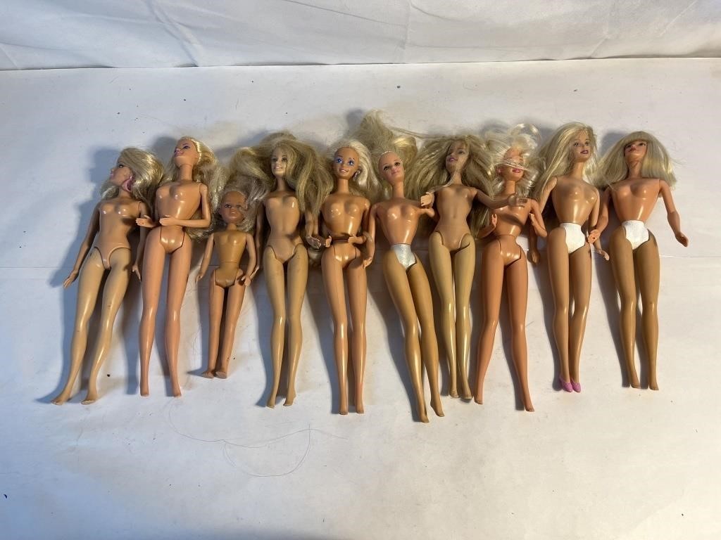 10 BARBIE & FRIENDS DOLLS