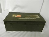 Plastic G.I. Joe accessory box, 13 1/2"W x 6