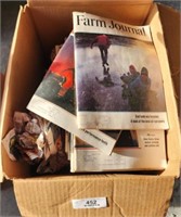 Box of Farm Journal Magazines
