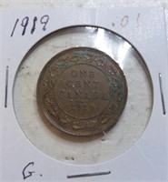 1919 one cent