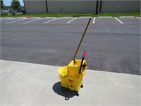 Rubber Made Bucket and Mop - pick up only
