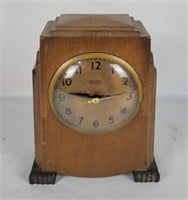 Vtg Ingraham Art Deco Clock C-143