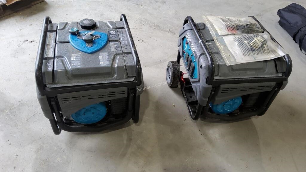 (2) Yardworks 3250w Generators