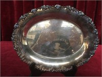 W.M. Rogers Silver Plate on Copper Tray