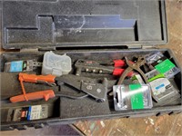 Pop rivet tools + rivets and case