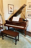 Carl Bechstein antique baby grand piano