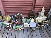 Lot of Metal Decor Candle Holders