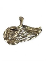 Detroit Red Wings Etched Metal Pendant