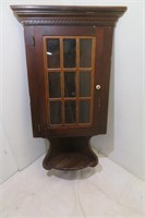 Wall Mount Solid Wood Corner Cabinet 44" x 23"