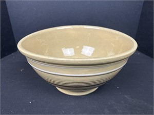 Stoneware bowl not perfectly round 6” tall 12”