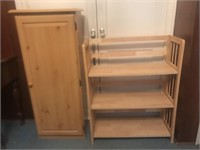 Press wood cabinet with adjustable shelves the