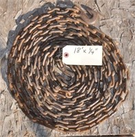 18' x 1/4" log chain