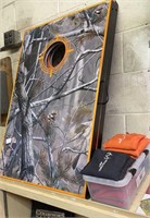 realtree corn hole set with extra beanbags