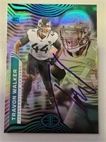 Jaguars Travon Walker Signed Card with COA