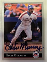 Mets Eddie Murray Signed Card with COA