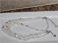 Unauthenticated crystal vintage necklace