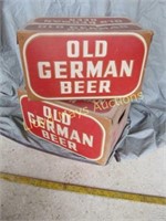 Old German Beer Vintage Cardboard Bottle Crates