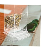 Kisangel Parrot Feeder Food Automatic Feeder for