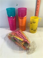 Plastic Cups & Cutlery