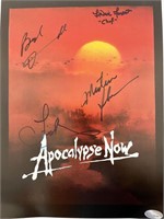 Apocalypse Now cast signed mini poster