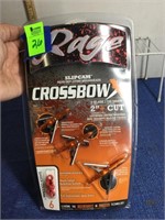 Rage crossbow x 2 blades, unopened