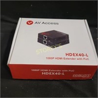 New in Box AV Access HDMI Extender with PoC