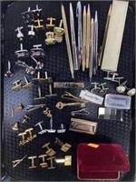 Vintage Men’s Costume Jewelry & Cross Pens