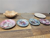 (6) Decorative Plates, and a Bowl