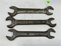 LOT OF 3 I. H. CO. G3170 OPEN END WRENCHES
