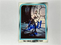 Autograph COA Star Wars Vintage Trading Card