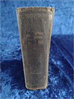 ANTIQUE EVANGELICAL LUTHERAN HYMN BOOK 1918