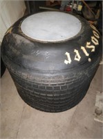 Hoosier Dirt Racing Tire Converted to Table