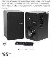 PAIR OF SPEAKERS (NEW)