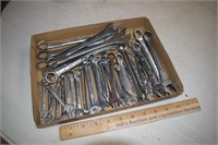 Flat of End Wrenches