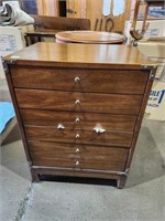 Vintage Wood Cabinet w/ Drawers