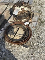 PARTIAL ROLL AND PIECES OF 3/8" CABLE