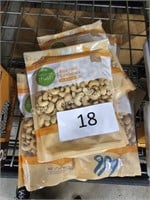 6-16oz roasted cashews 8/24
