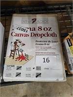 3- canvas drop cloths 4x12’