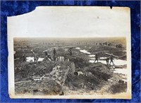 WWI Photo Canadian Troops in Trenches 8x7in