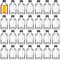 Patelai Mini Liquor Bottles Glass Syrup Bottles F