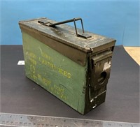 Small Ammunition Box. 11" x 4" x 7" H.