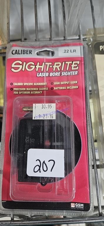 Sight-rite laser bore sighter