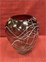 Art Glass Vase, Made in Poland