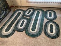 6-Oval Green Rugs
