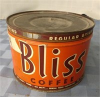Bliss coffee tin