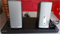 804 - SAMSUNG BLU-RAY DISC PLAYER & SPEAKERS