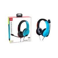 $20  LVL 40 Wired Gaming Headset - Blue/Red