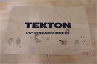 Tekton Letter and Number Set