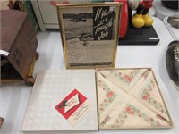 PERRY L. HOATH OWEN SOUND GIFT SET & FRAMED AD.