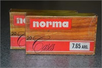 2 Boxes Total: Norma Bullets,